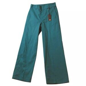 Dickies Women's Aqua Wide Leg Jeans